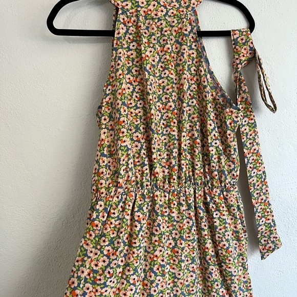 Lapentry Woman Floral Summer Bo-Ho Tie- Waist Yoke Maxi Dress, Size Large - Picture 9 of 9
